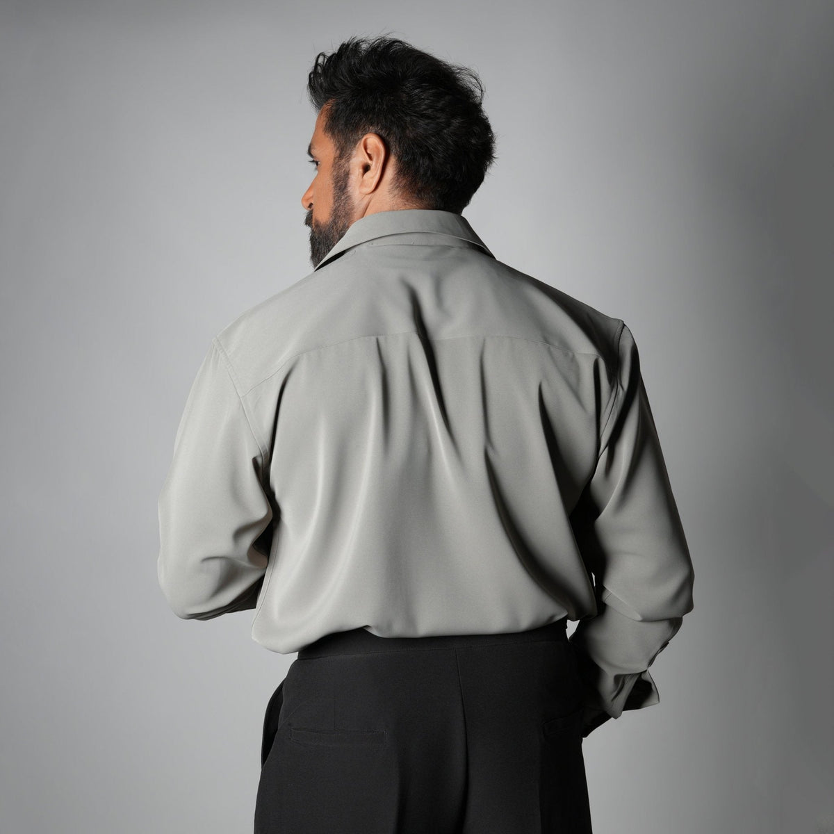 GREY KOREAN ULTRALITE SHIRT