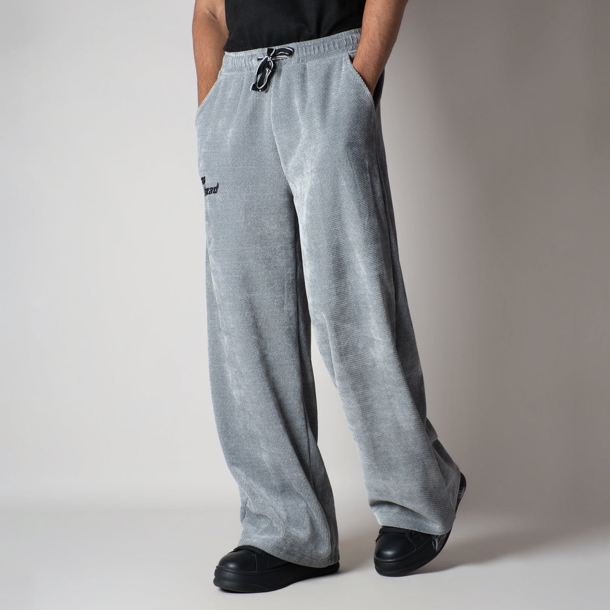 GREY STONE KNITDRIP SWEATPANTS