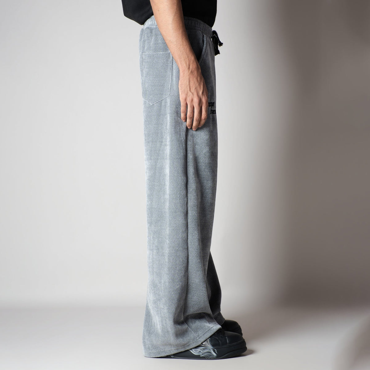 GREY STONE KNITDRIP SWEATPANTS