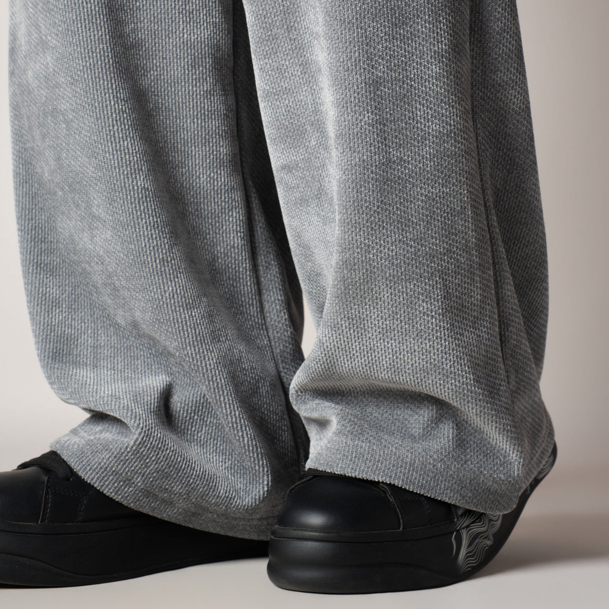 GREY STONE KNITDRIP SWEATPANTS