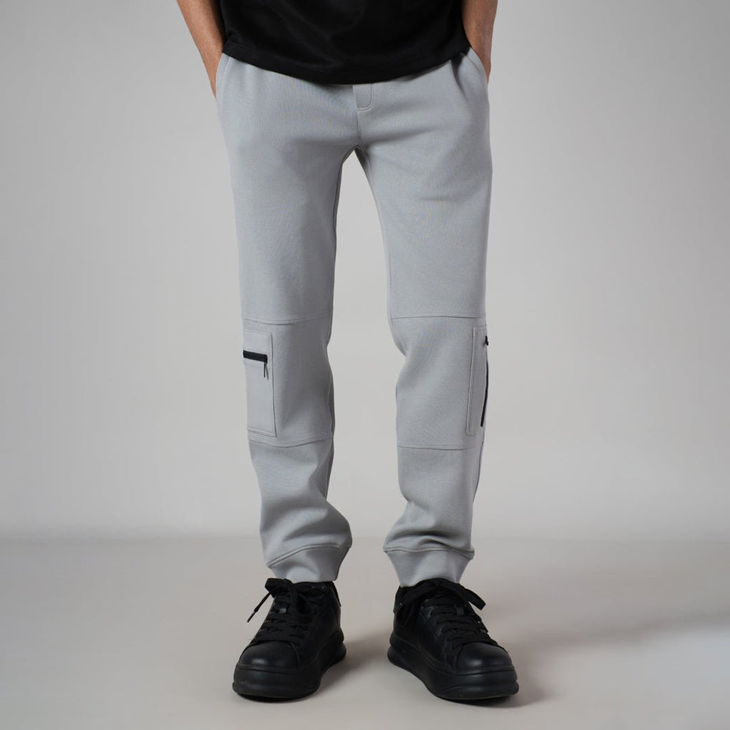 GREY ZIP POCKET SWEATPANT