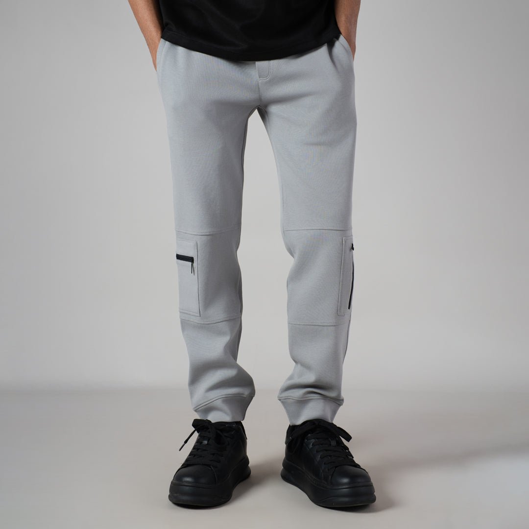 GREY ZIP POCKET SWEATPANT