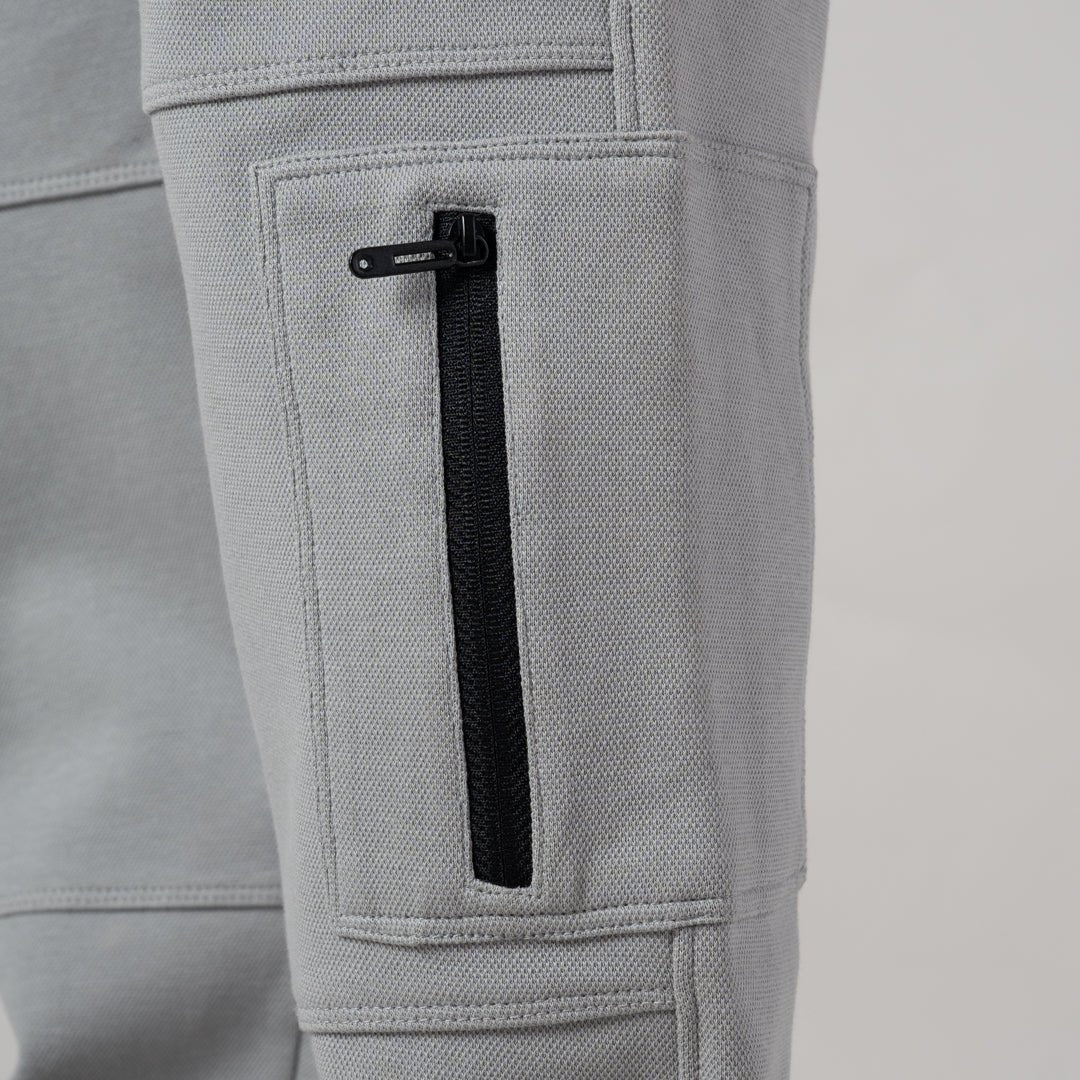 GREY ZIP POCKET SWEATPANT