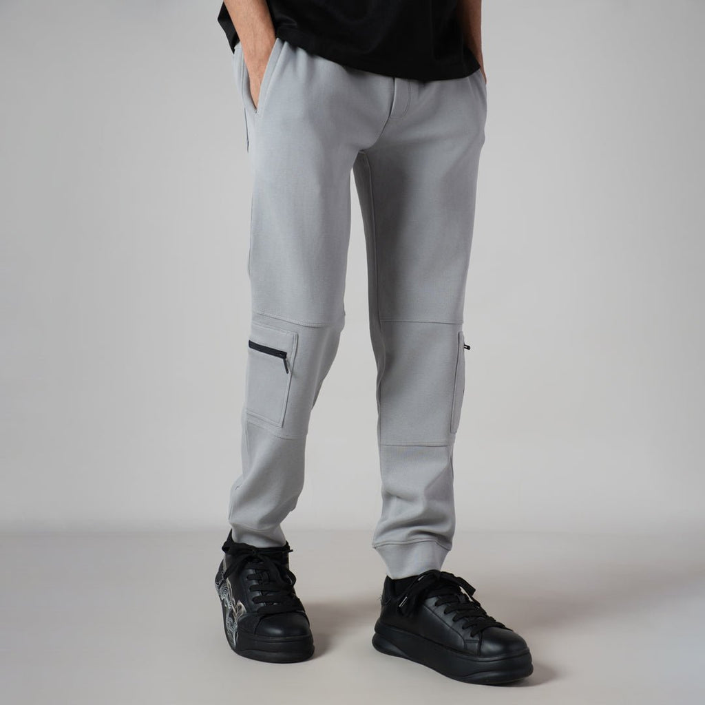 GREY ZIP POCKET SWEATPANT