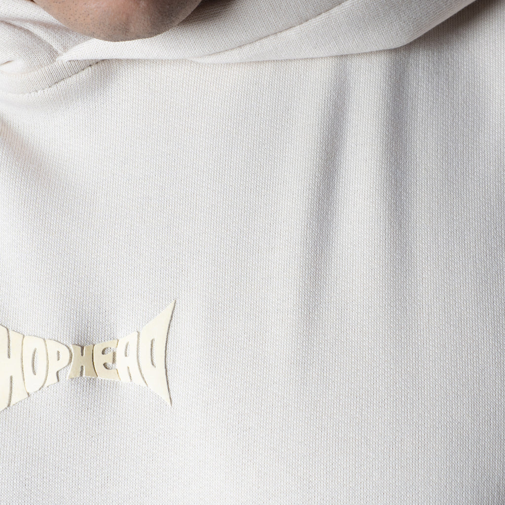 IVORY AXIS SLEEVELESS HOODIE