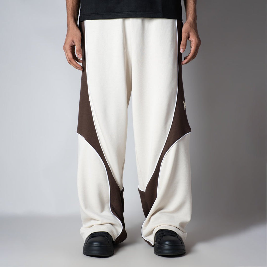 IVORY HALF CIRCLE SWEATPANT