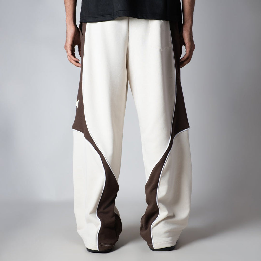 IVORY HALF CIRCLE SWEATPANT