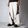 IVORY HALF CIRCLE SWEATPANT