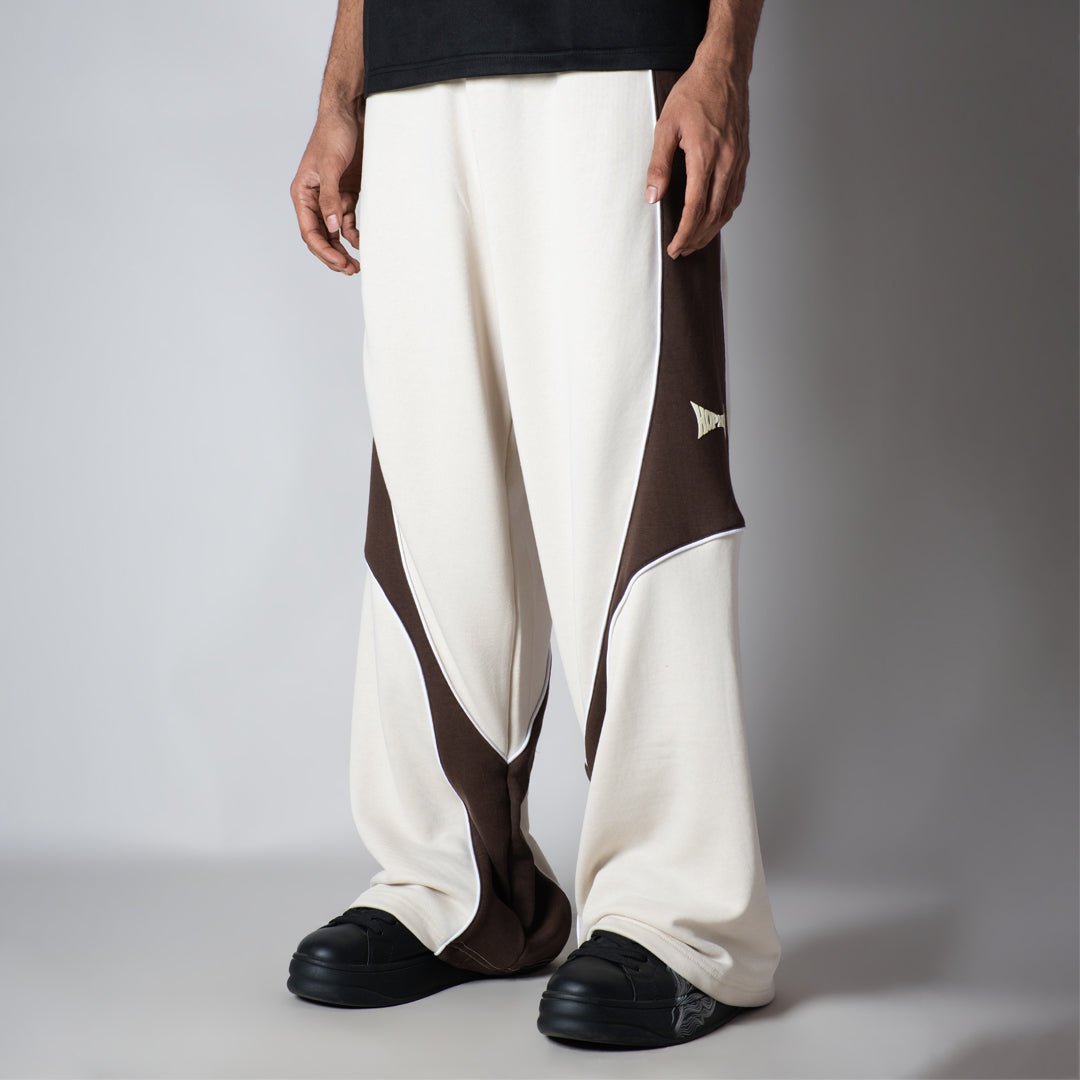 IVORY HALF CIRCLE SWEATPANT