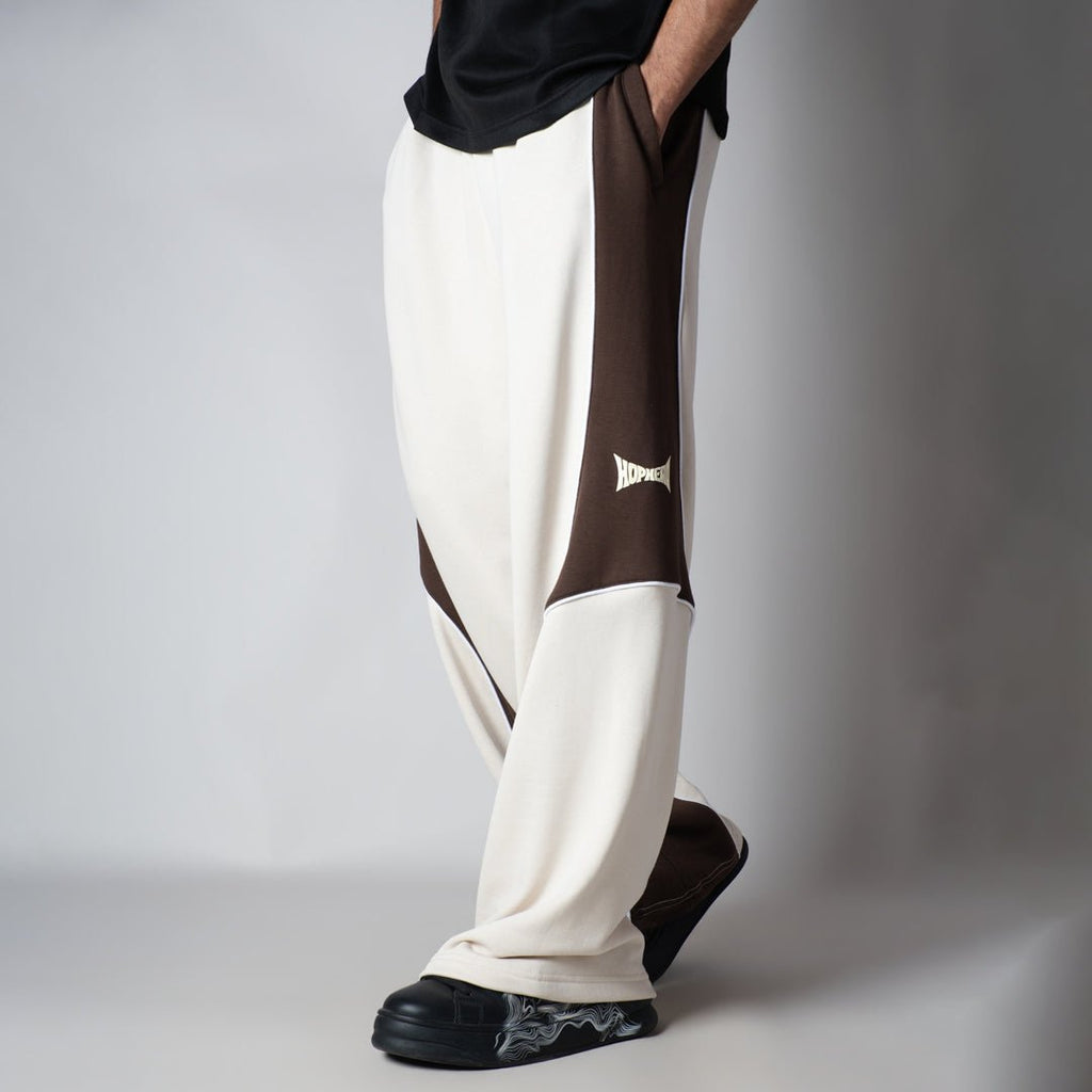 IVORY HALF CIRCLE SWEATPANT