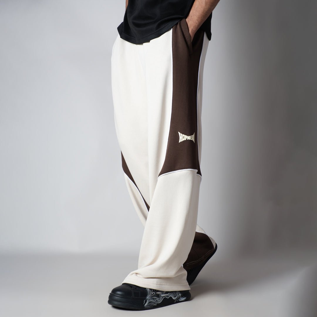 IVORY HALF CIRCLE SWEATPANT
