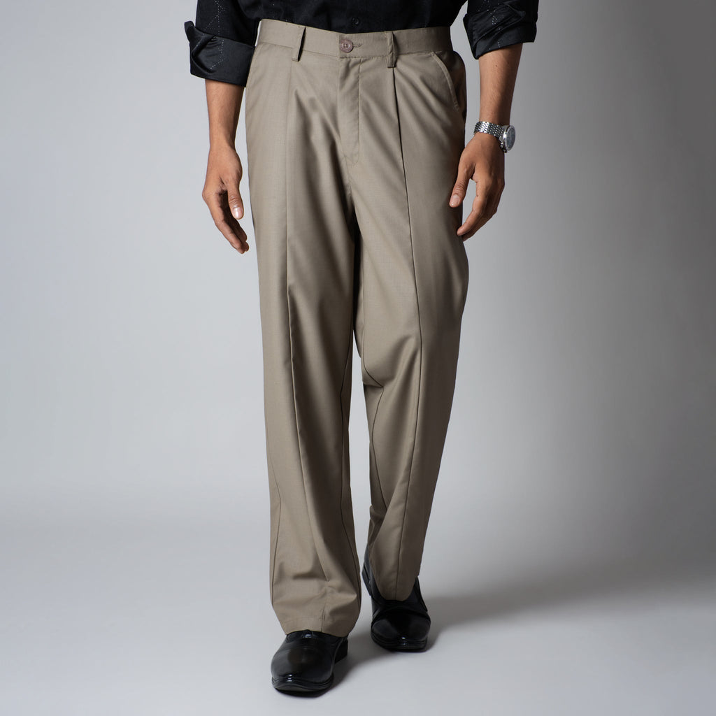 KHAKI MONO FIT TROUSER