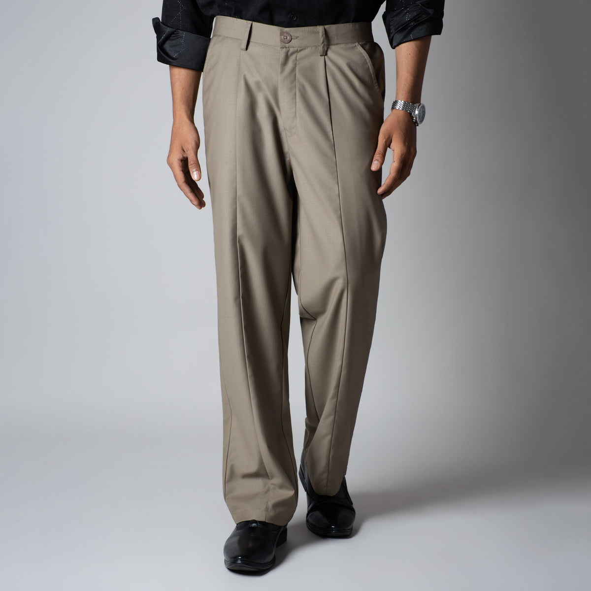 KHAKI MONO FIT TROUSER