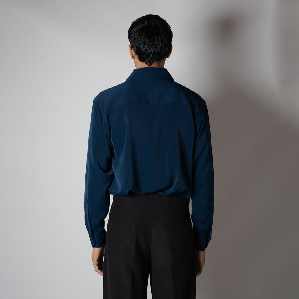 MID-NIGHT BLUE KOREAN ULTRALITE SHIRT