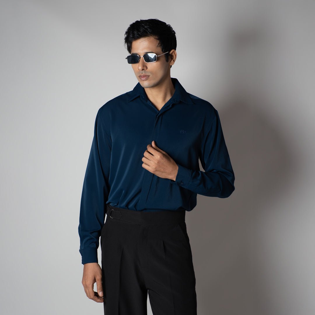 MID-NIGHT BLUE KOREAN ULTRALITE SHIRT