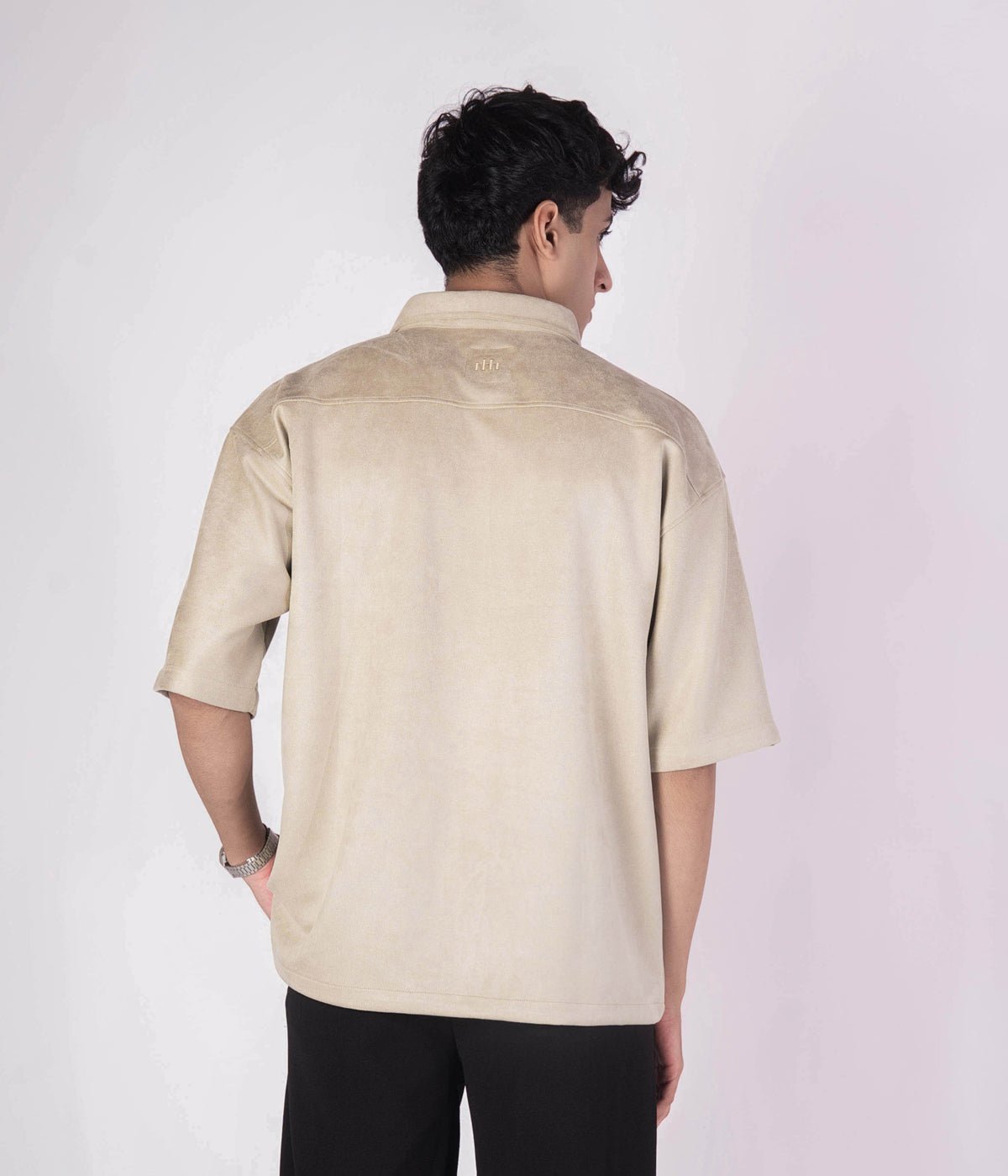 MOSS GREEN CLASSIC SUEDE SHIRT