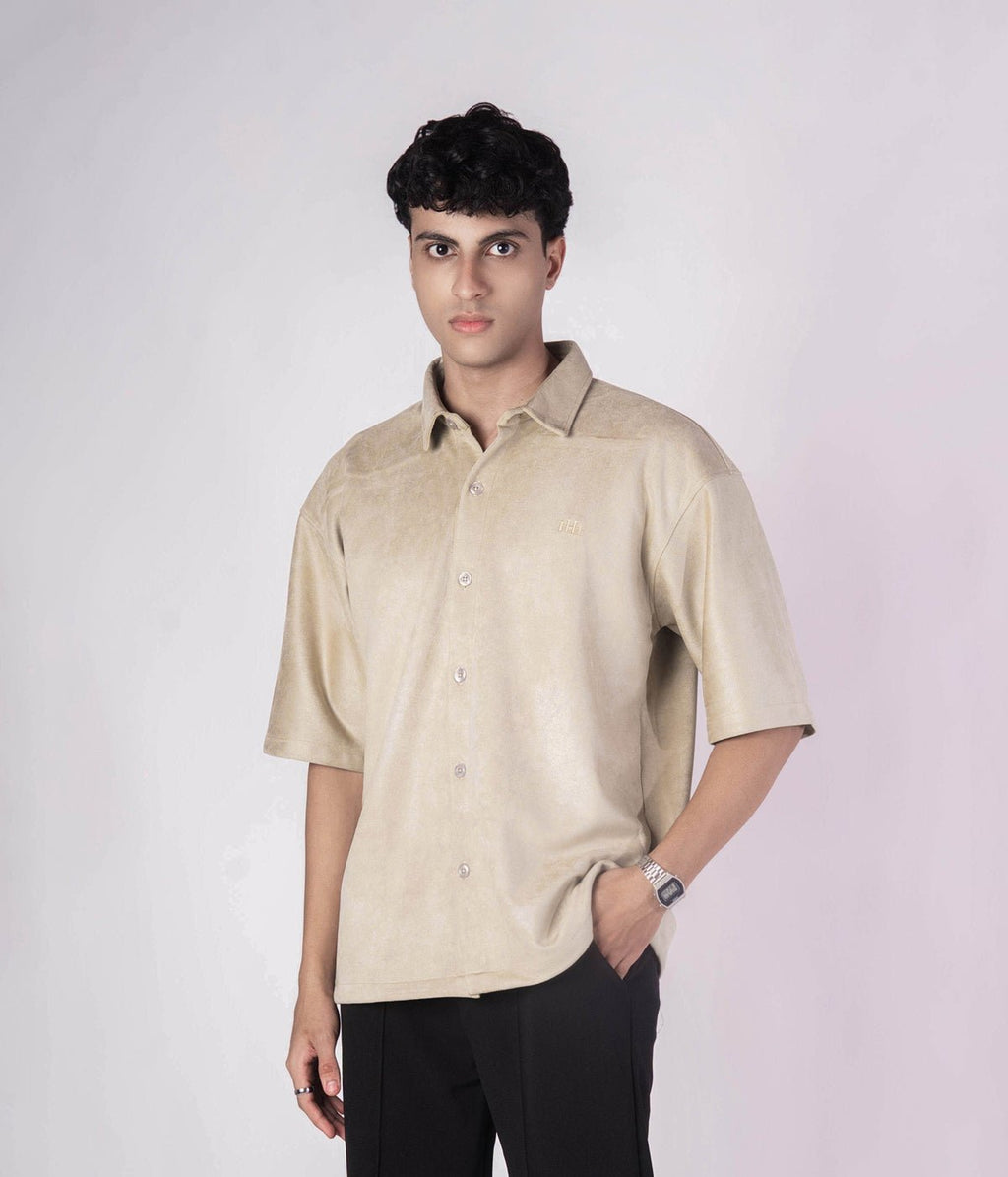 MOSS GREEN CLASSIC SUEDE SHIRT