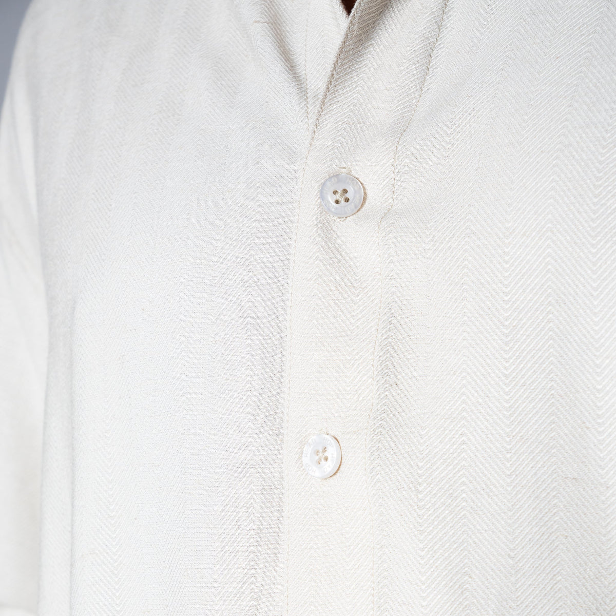 IVORY HAZE FLOW FABRIC SHIRT
