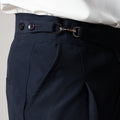 NAVY BLUE D-HOOK TROUSER