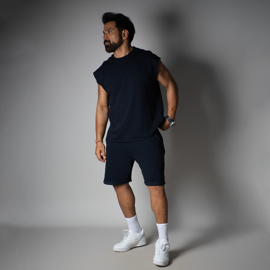 NAVY ESSENTIAL BASIC SHORT
