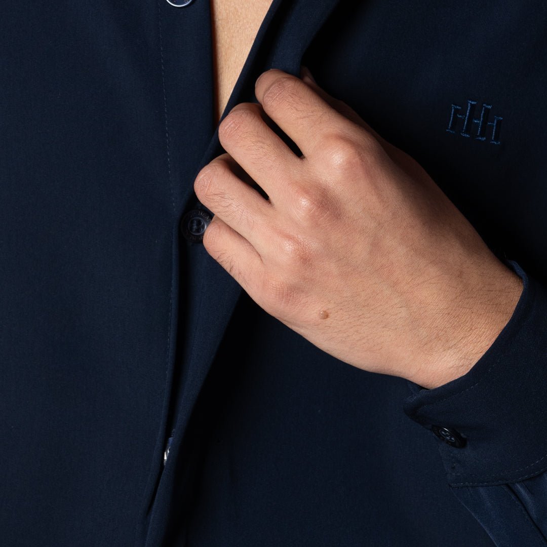 NAVY KOREAN SHIRT