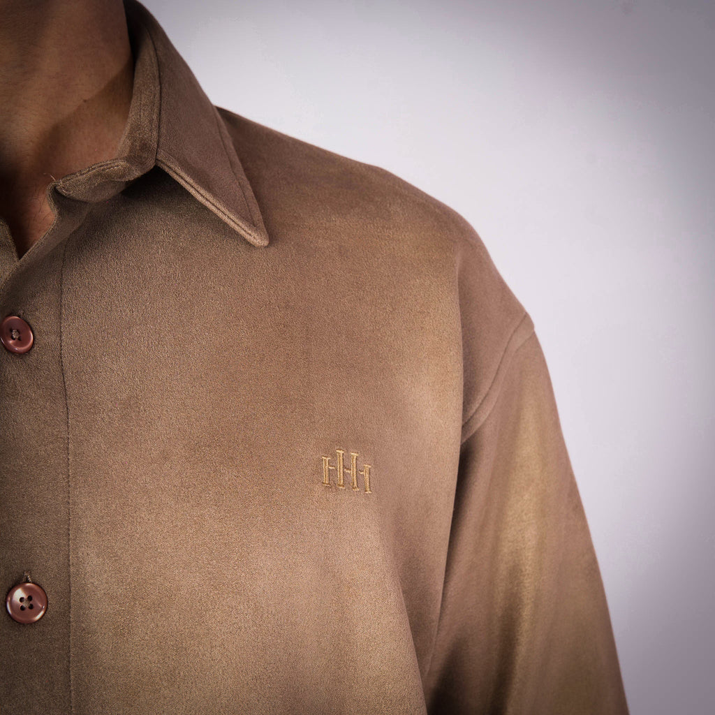 OAK BROWN CLASSIC SUEDE SHIRT
