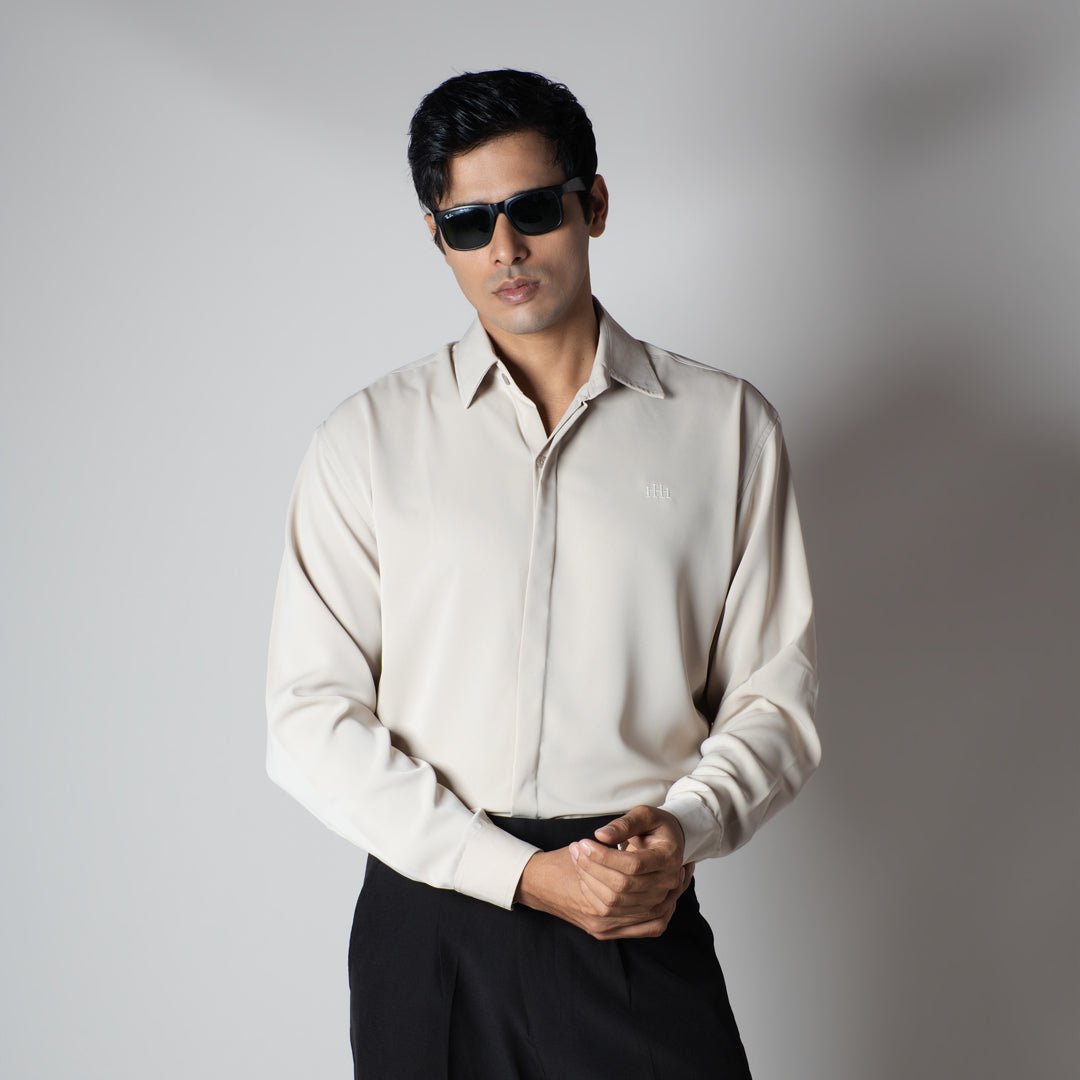 OATMEAL KOREAN ULTRALITE SHIRT