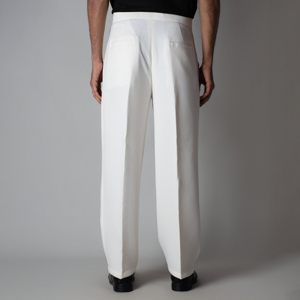 OFF-WHITE SINGLE BUTTON TROUSER