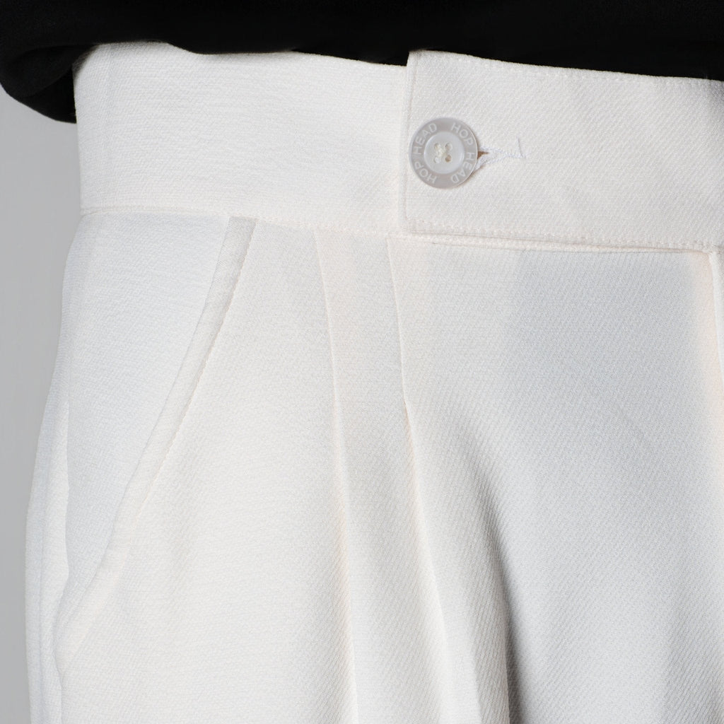 OFF-WHITE SINGLE BUTTON TROUSER