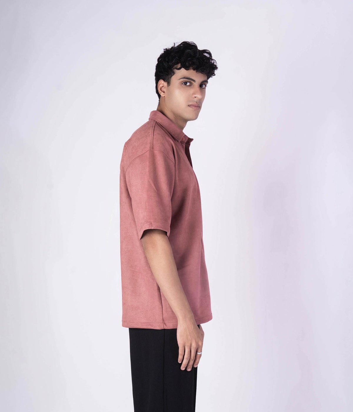 OLD ROSE CLASSIC SUEDE SHIRT