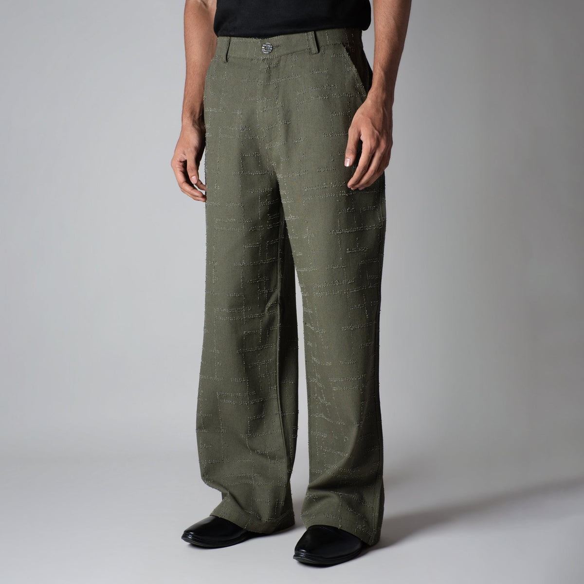 OLIVE ROOFING BOOT CUT DENIM