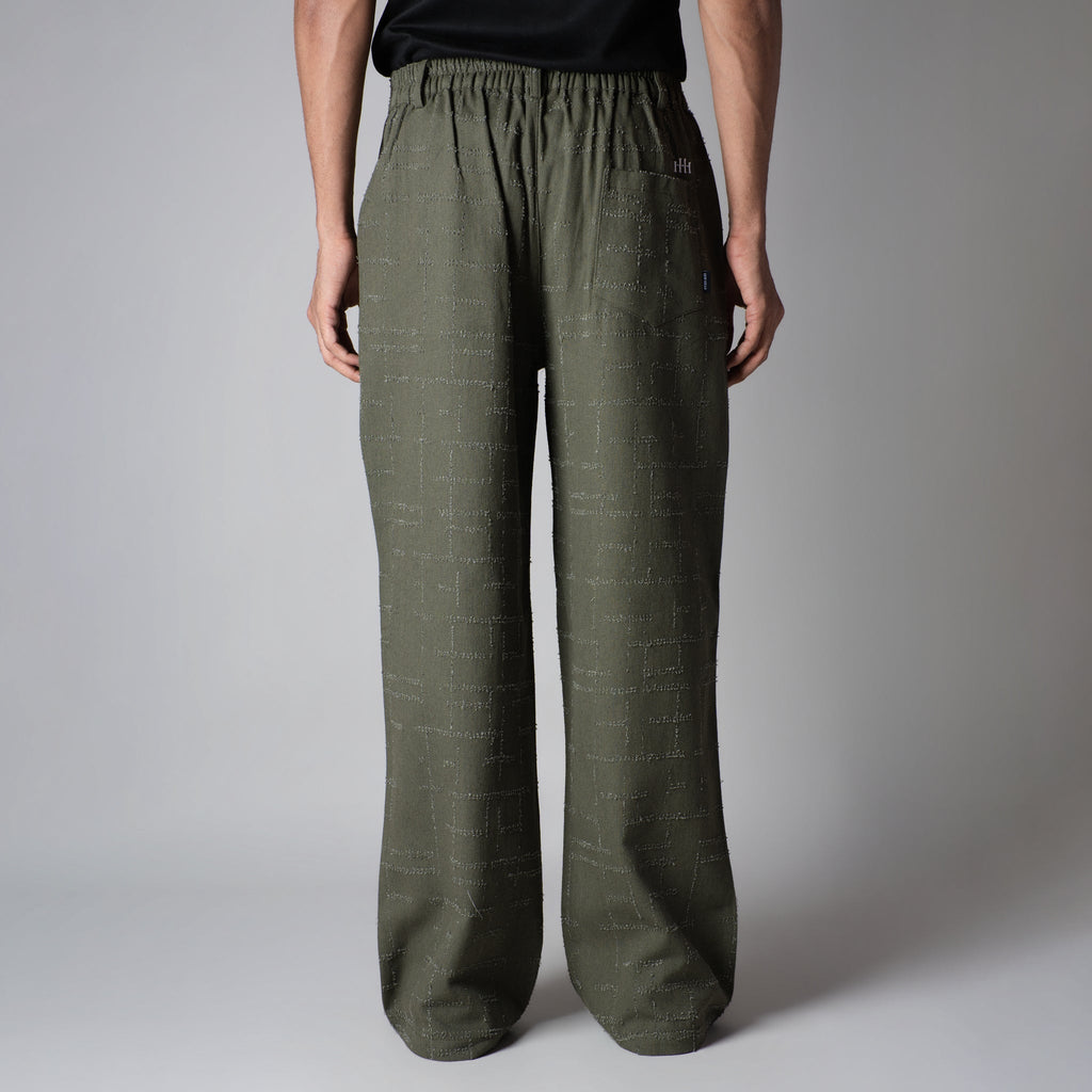 OLIVE ROOFING BOOT CUT DENIM