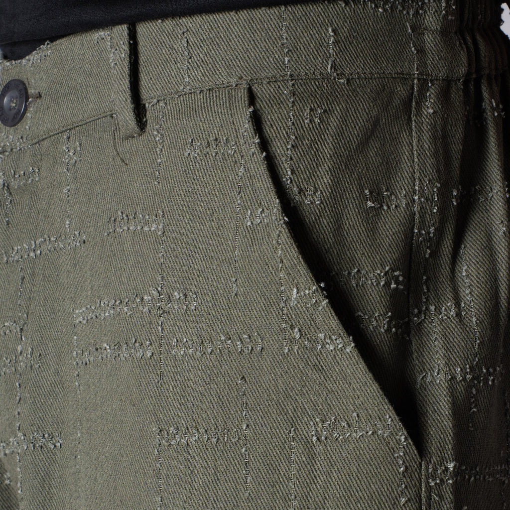 OLIVE ROOFING BOOT CUT DENIM