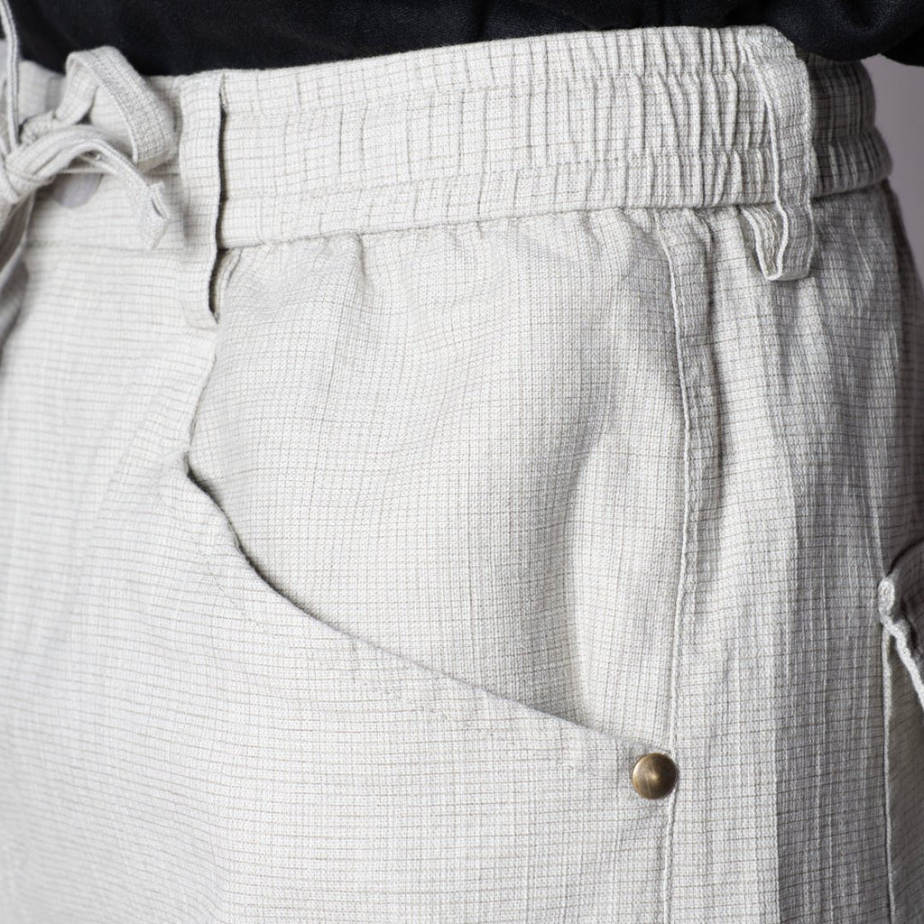 OYESTER CREAM SOFTMOVE COTTON PANTS