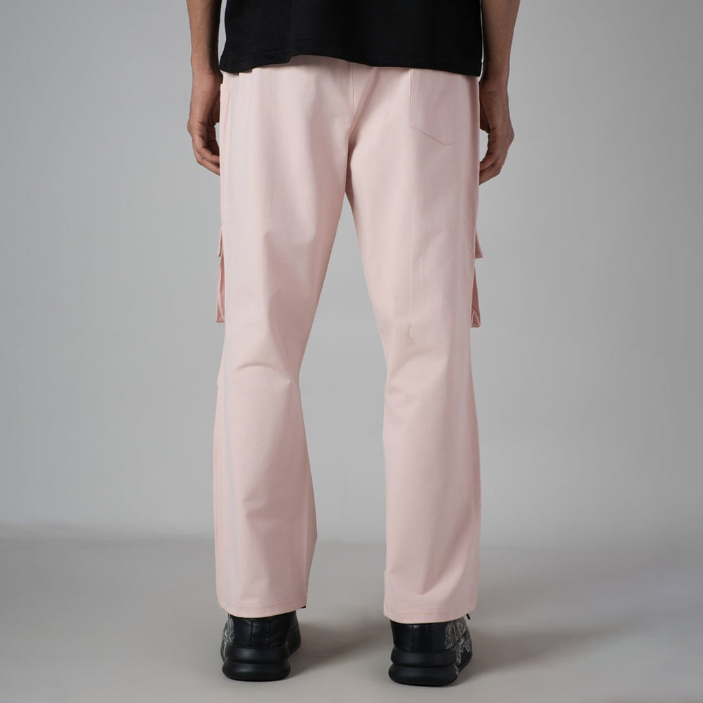 PINK TWO FRONT POCKET CARGO SWEATPANT