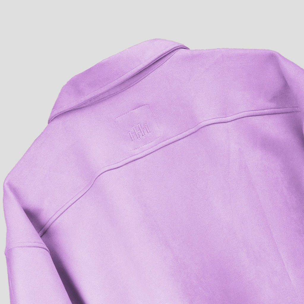 PURPLE CLASSIC SUEDE SHIRT