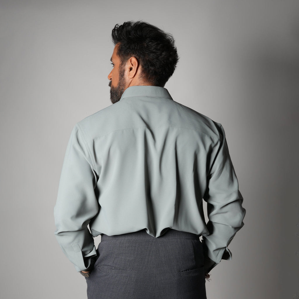 SAGE GREY KOREAN ULTRALITE SHIRT