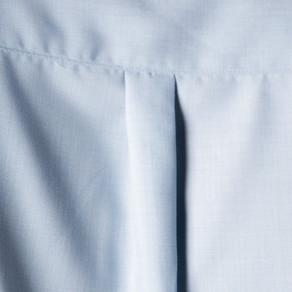 SKY BLUE FEATHER SHIRT