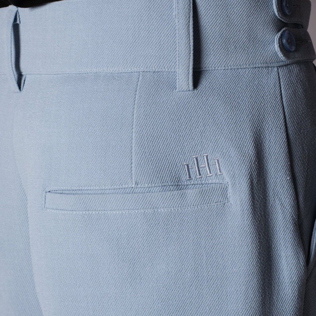 SKY BLUE DOUBLE FLAP TROUSER