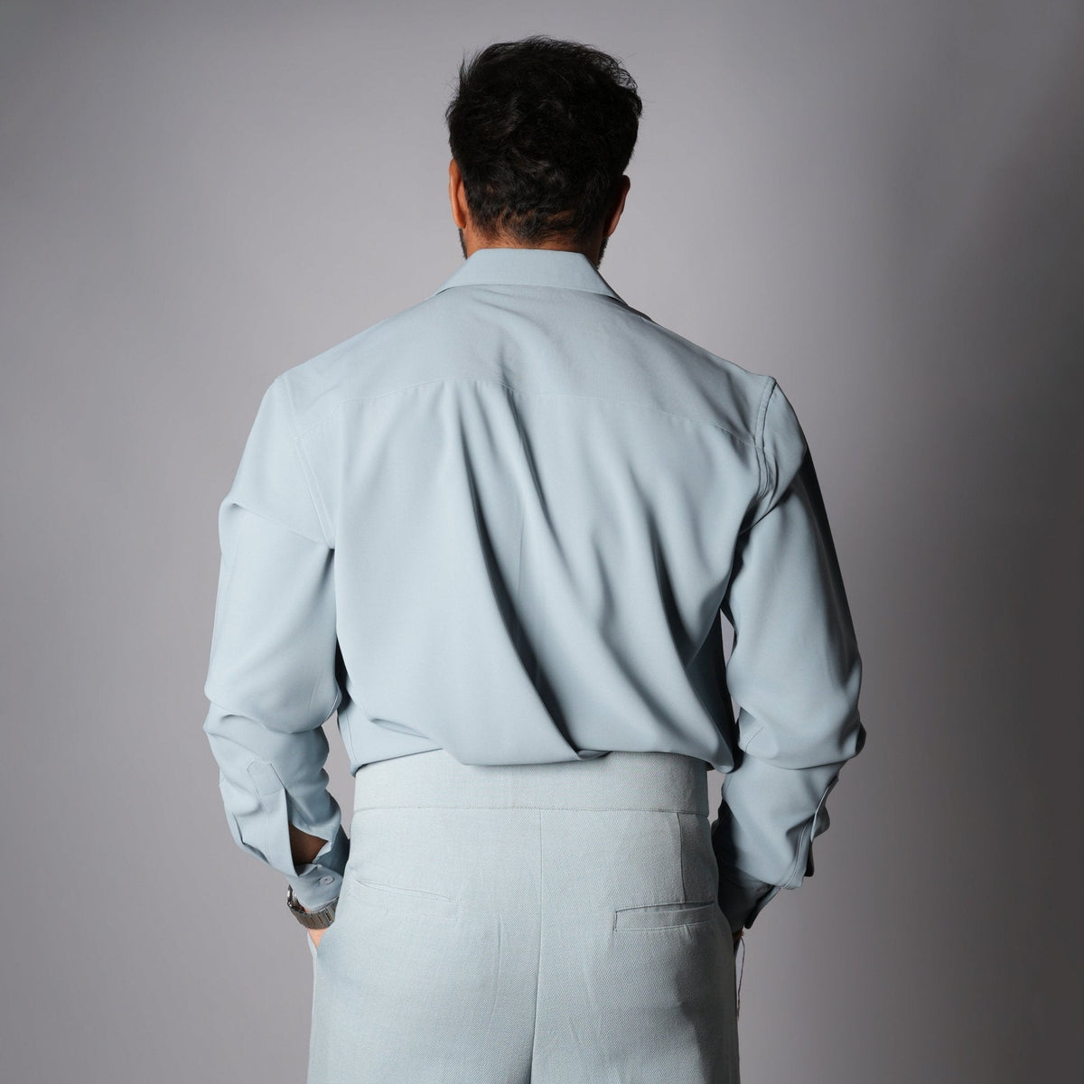 SKY BLUE KOREAN ULTRALITE SHIRT