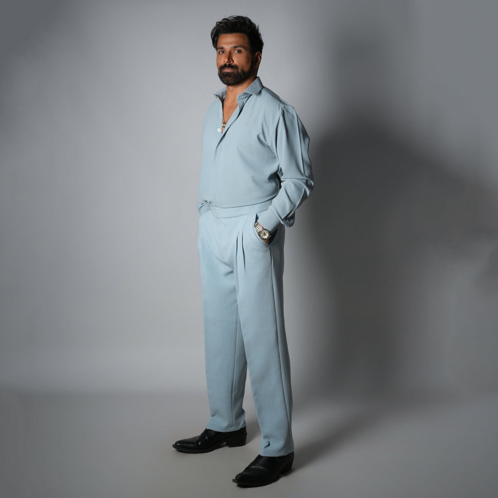 SKY BLUE KOREAN ULTRALITE SHIRT