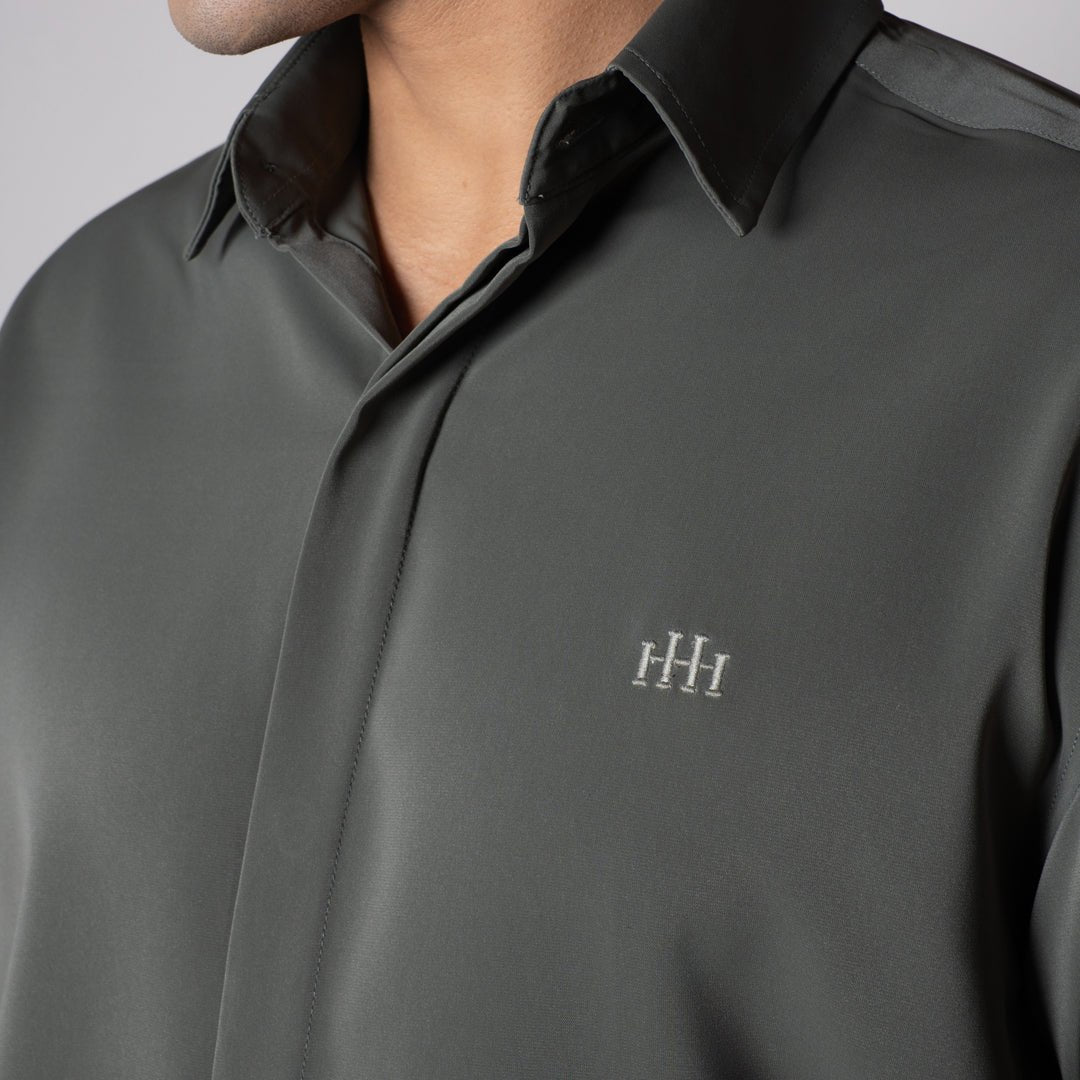 SLATE GREY KOREAN ULTRALITE SHIRT