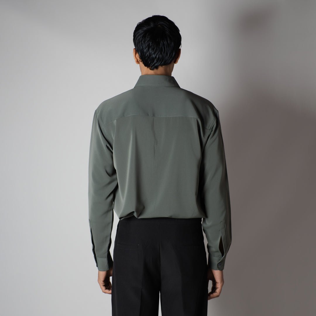 SLATE GREY KOREAN ULTRALITE SHIRT