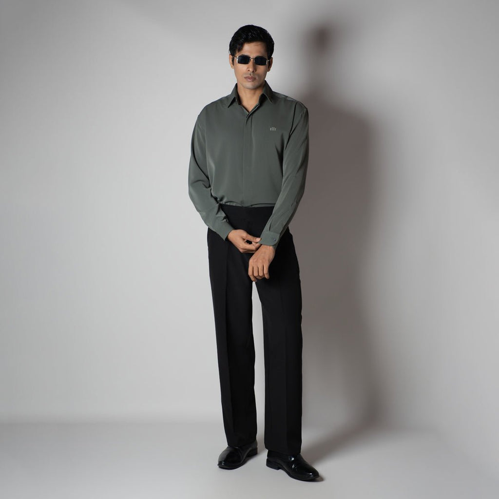 SLATE GREY KOREAN ULTRALITE SHIRT