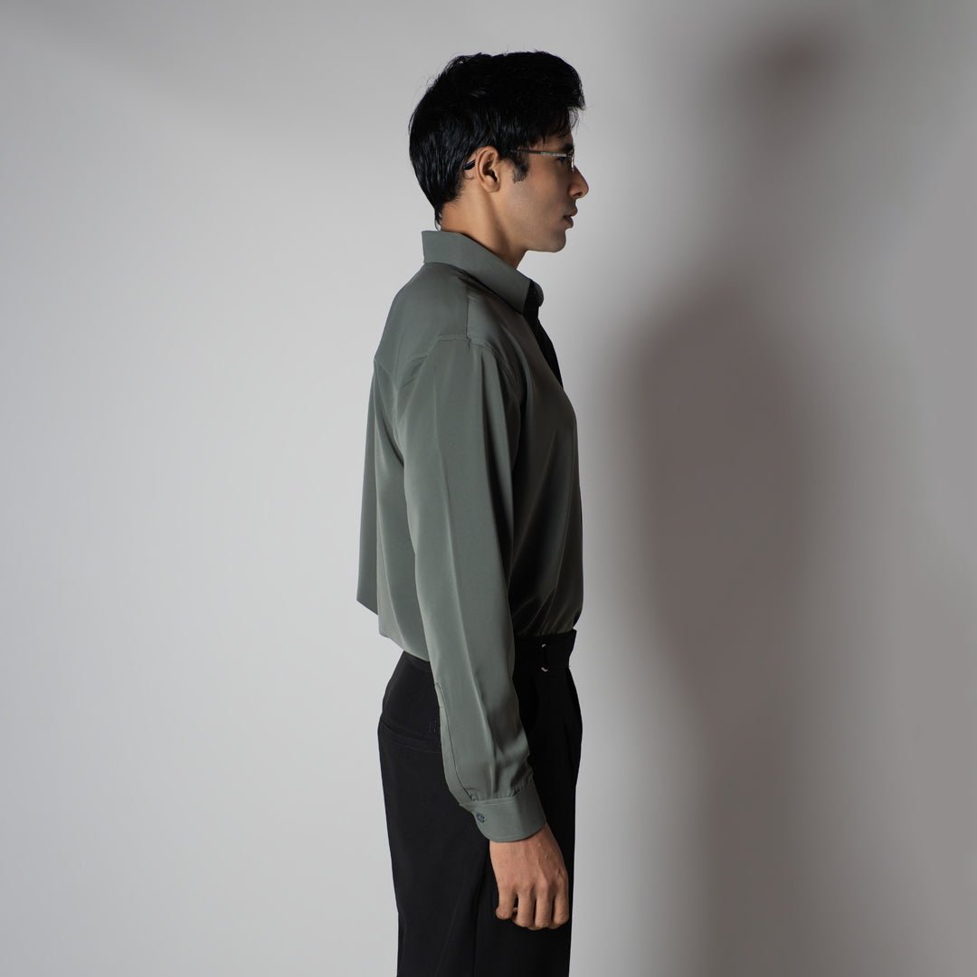 SLATE GREY KOREAN ULTRALITE SHIRT