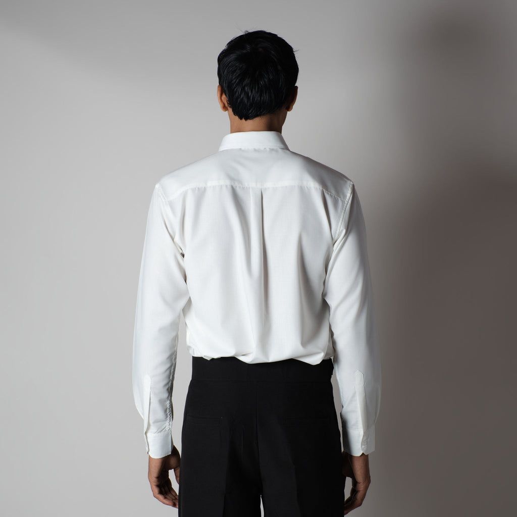 WHITE FEATHER SHIRT