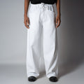 WHITE SOFTMOVE COTTON PANTS