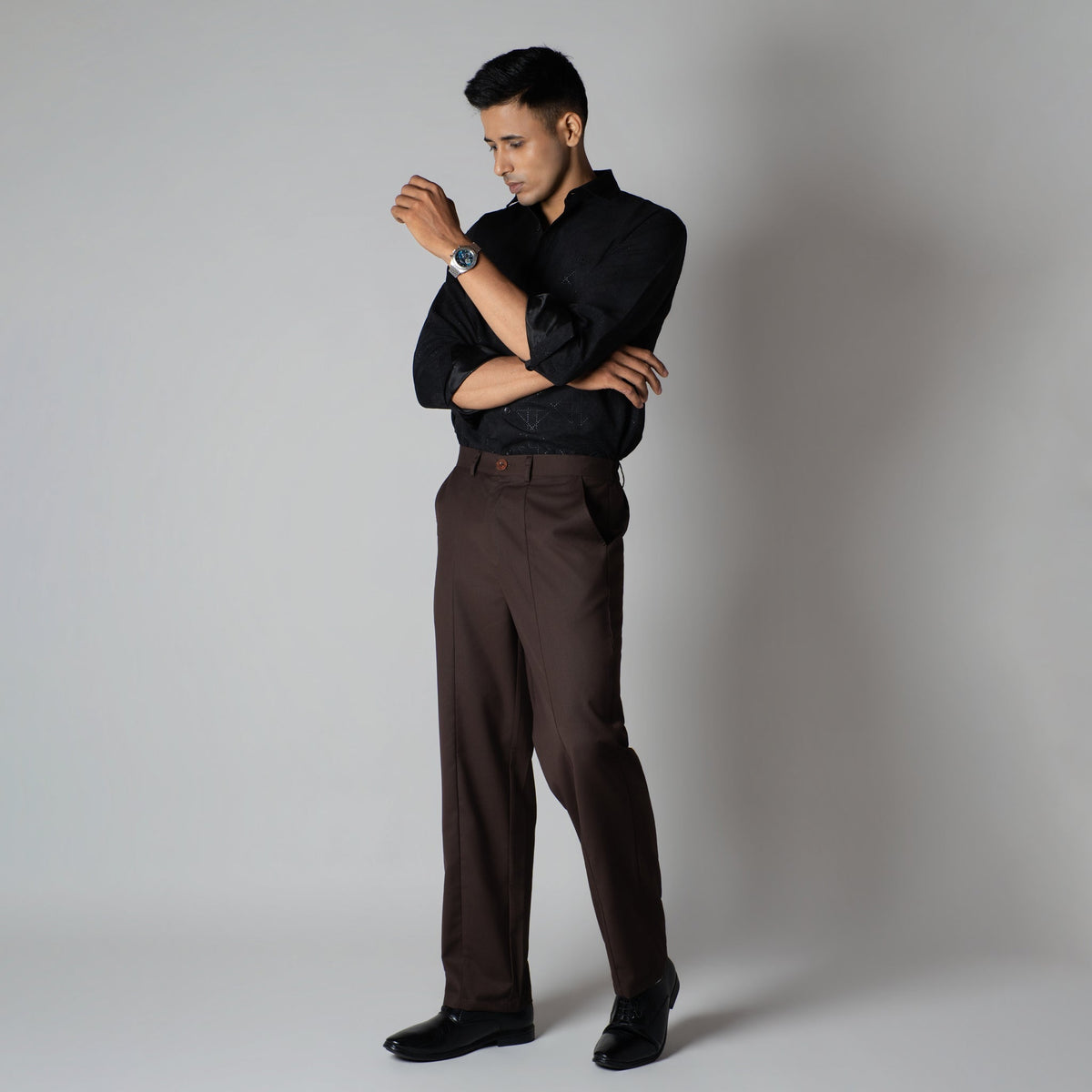 WINE MONO FIT TROUSER