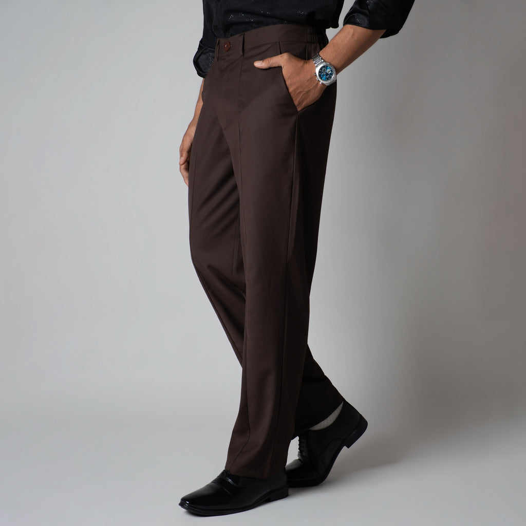 WINE MONO FIT TROUSER